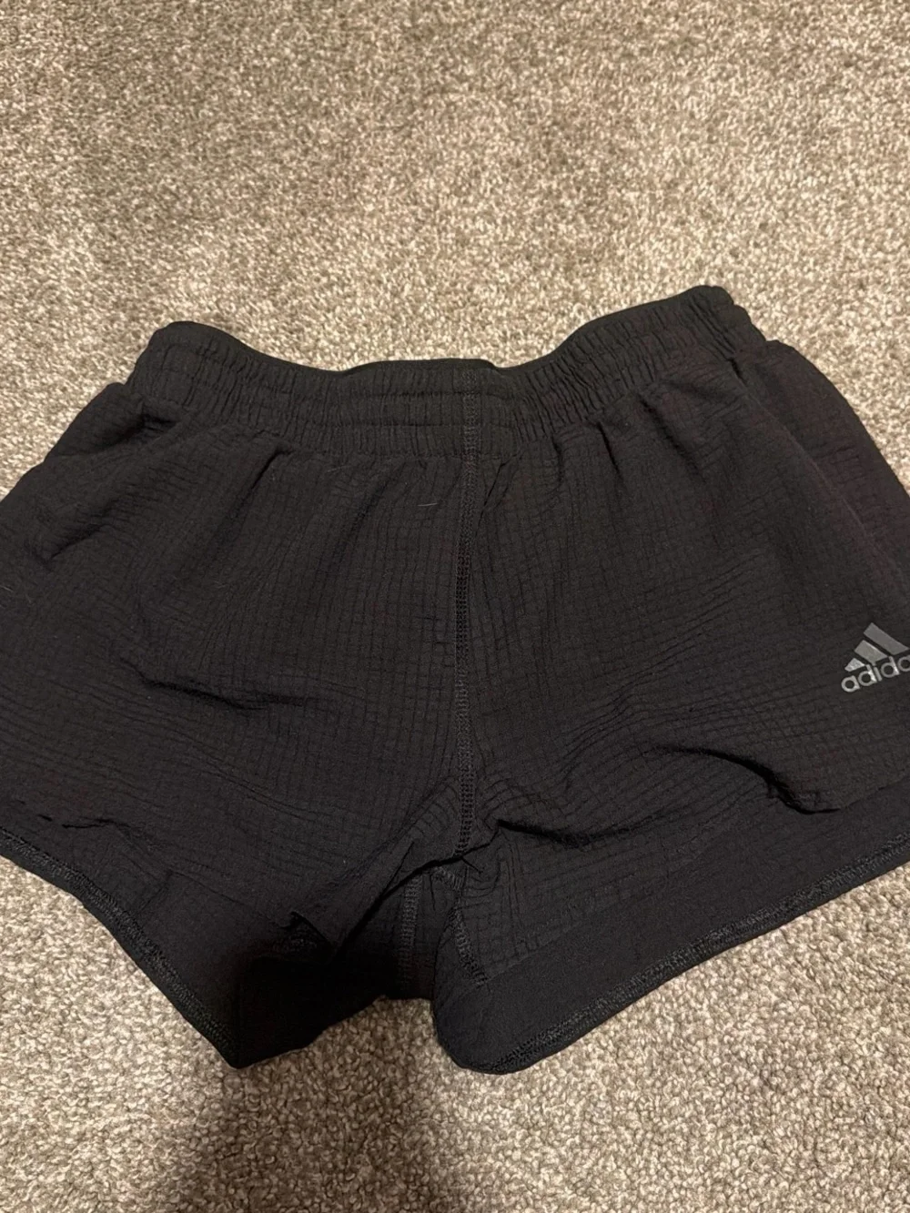 adidas Black Women's Running Shorts with Logo
